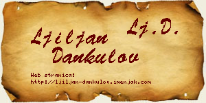 Ljiljan Dankulov vizit kartica